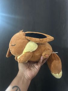 Pokemon Eevee Sleeping Plush - 18-Inch Premium