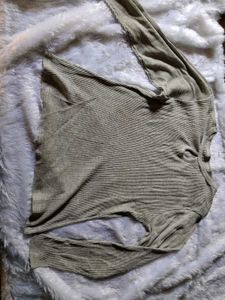 Ribbed Long Sleeve Top