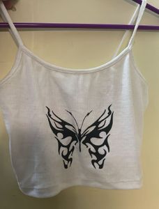 Combo of Butterfly Top and Striped Tan