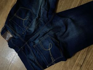 Dark Blue Straight Fit Jeans