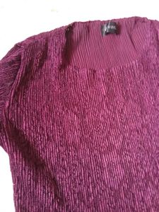 Purple Floral 2 Print tops