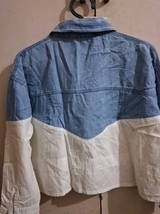 Color Block Denim Jacket