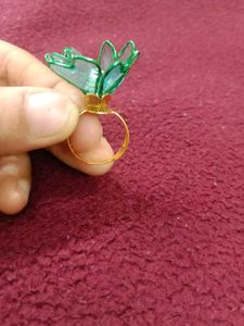 Resin Cute Flower Ring