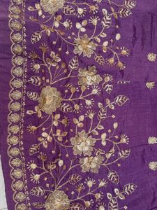 Purple Embroidered Lehenga Choli Set