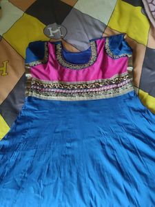 NavyBlue &amp; Pink Kurta