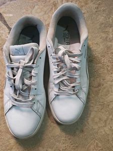 Puma White Sneakers - Stylish Casual Shoes