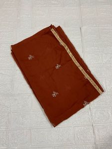 Elegant Brown Kurta Set with Dupatta
