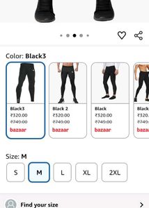brand new ,medium ,Black Leggings, unisex