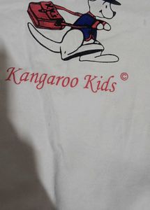 Kangaroo Kids White &amp; Red T-Shirt