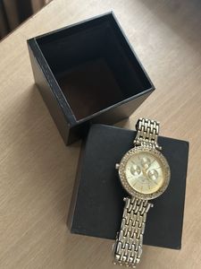 Daniel Klein Chronograph Golden Diamond Wrist Watc