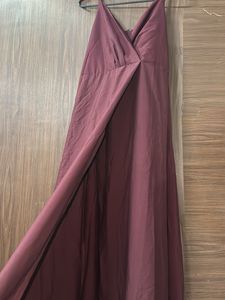 Burgundy Maxi Dress