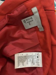 Vibrant Red Mini Skirt