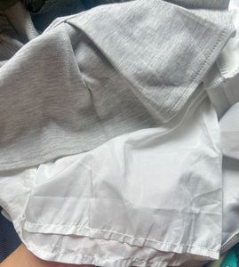 acubi pleated skirt with attached shorts