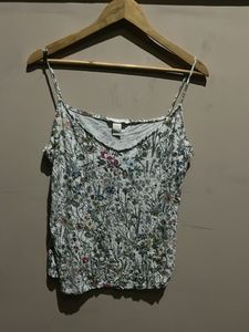 Floral Print Spaghetti Strap Top