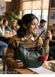 zara Black Shoulder Bag