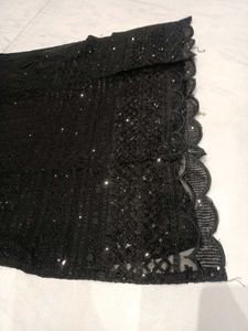 Elegant Black Kurta Set with Dupatta