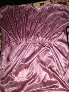 Elegant Pink Silk Blouse
