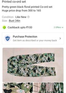 Printed co-ord set