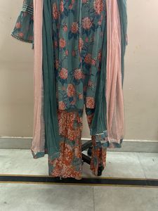 Beautiful Floral Kurta Set with Dupatta