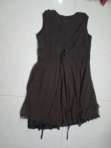 Chic Polka Dot Sleeveless Dress