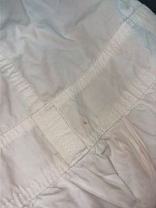 Chic White Ruffled Shirt Dress