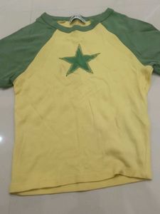 Yellow &amp; Green Star T-Shirt