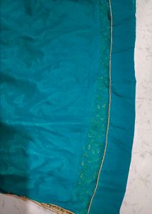 Teal Embroidered Kurta Set with Sharara
