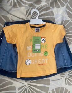 Brand New - 3 Pc Denim Set for 1 year old boy