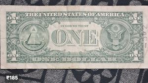 2009 USA 1$ currency  Note