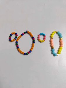 Colorful Beaded Bracelet &amp; ring combo