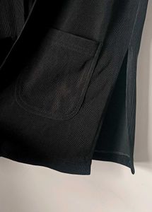 Sleeveless Vest with Buckle Detail