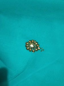 Vintage Saree with Gold Embellishments