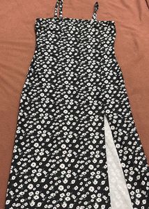 Chic Floral Print Midi Dress