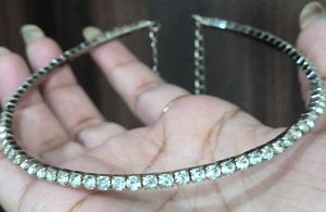 Sparkling Rhinestone Choker Necklace