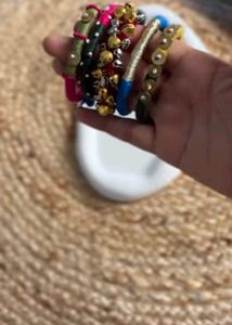 Bohemian Thread Wrapped Bangles Set