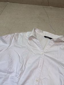 Classic White Button-Up Shirt