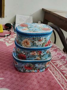 Set of 3 Pouches sky-blue