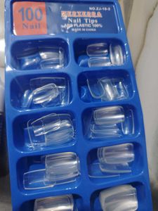 Nail Tips Set with Glue