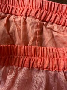 Brand new Peach Gold  Divided Skirt