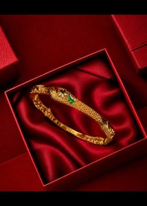 Exquisite Gold Snake Bangle