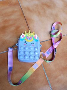 Cute Unicorn Pop-It Pouch