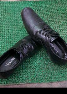 Men's Black Leather Formal Shoes