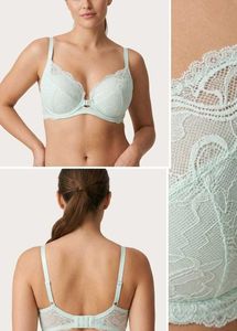 Lace Trimmed Mint Green Bra