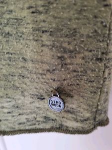 Olive Green Marled T-Shirt