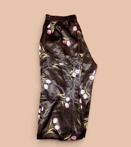 Satin Floral Print Nightsuit