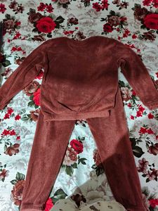 Cozy Velour Pajama Set