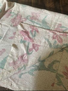 9 Feet Door Vintage Floral CURTAIN, 1 Peice