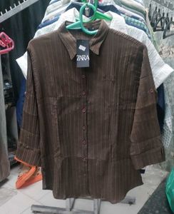 Zara Brown Shirt