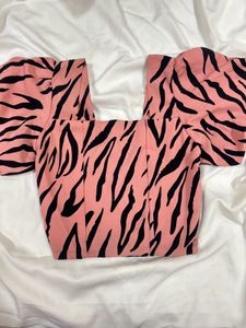 Pink &amp; Black Animal Print Dress