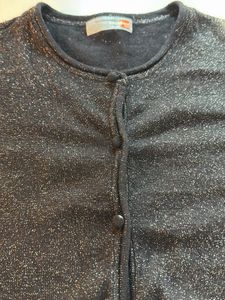 Sparkly Black Cardigan